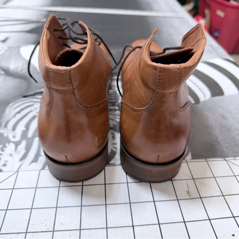 Denbroeck Men's Sz 46 (12) Brown Leather John St. Chukka Boots